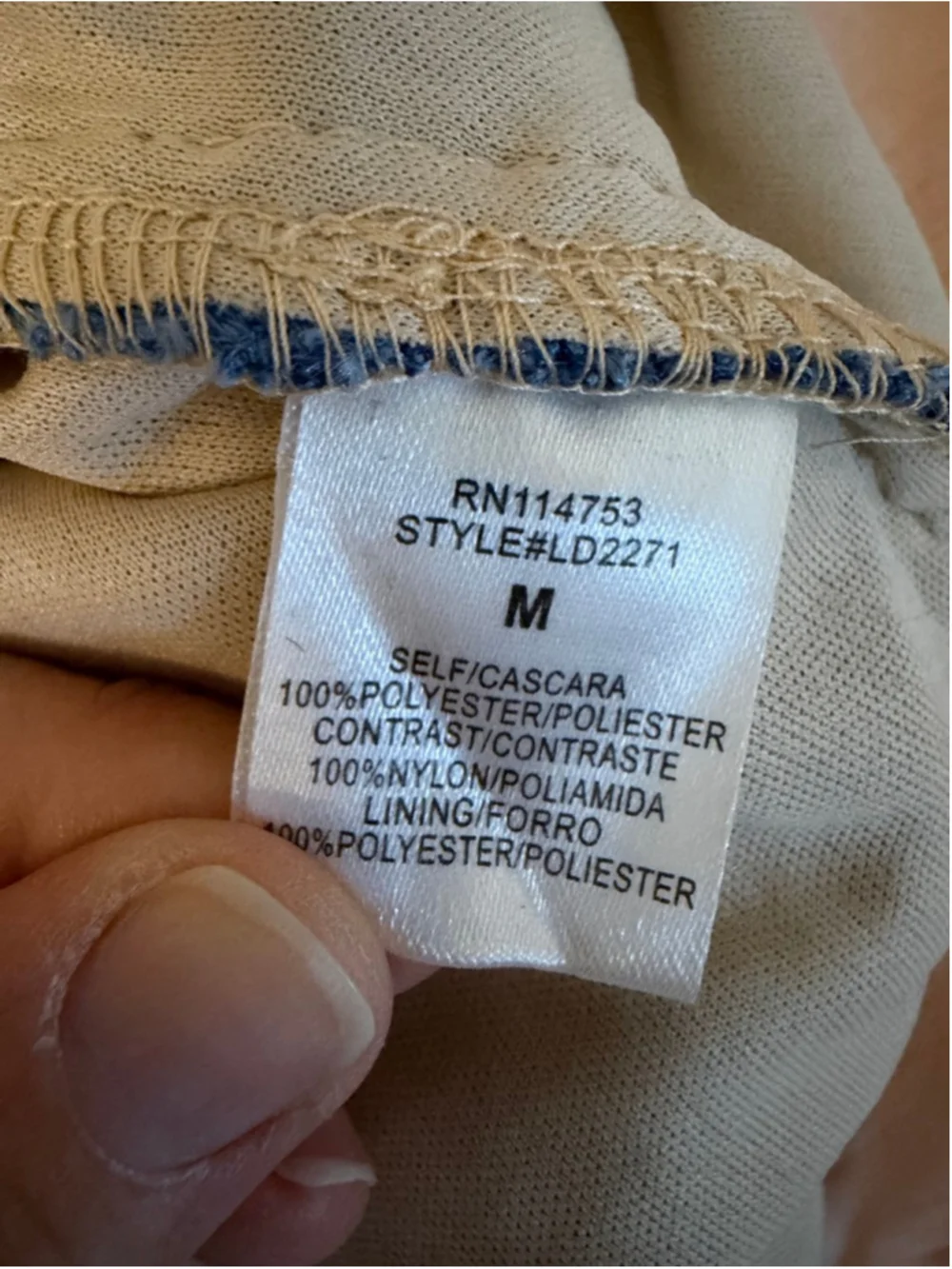 The Clothing Company Blue‎ Lace Mermaid Dress Size M